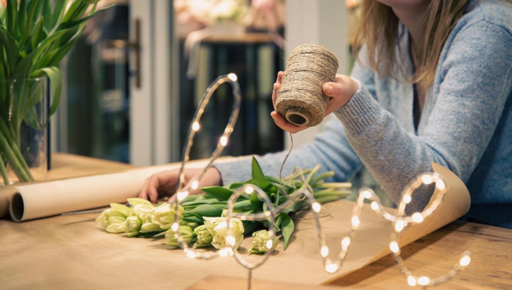 Робота з квітковими матеріалами